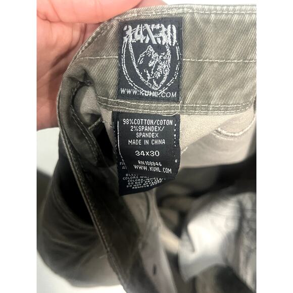 KUHL Mens Rydr Patina Dyed 34x30 Pants - Picture 3 of 9